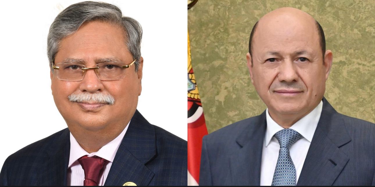 President Al-Alimi Offers Condolences on Passing of  Former Prime Minister of Bangladesh 