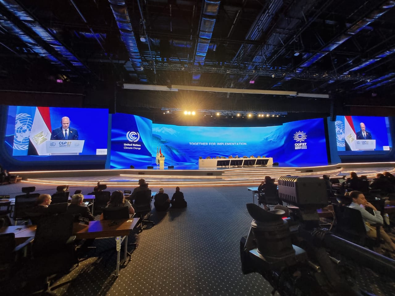 The speech of His Excellency President Dr. Rashad Mohammed Al-Alimi, Chairman of the Presidential Leadership Council, at the Climate Summit held in Sharm El-Sheikh, in the brotherly Arab Republic of Egypt