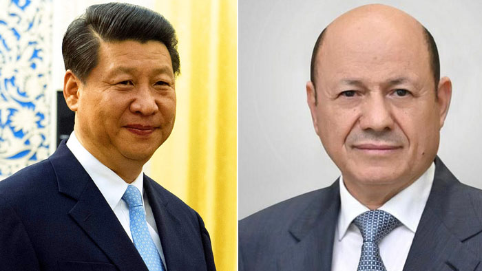 President  Al-Alimi congratulates Chinese President on his election for third term