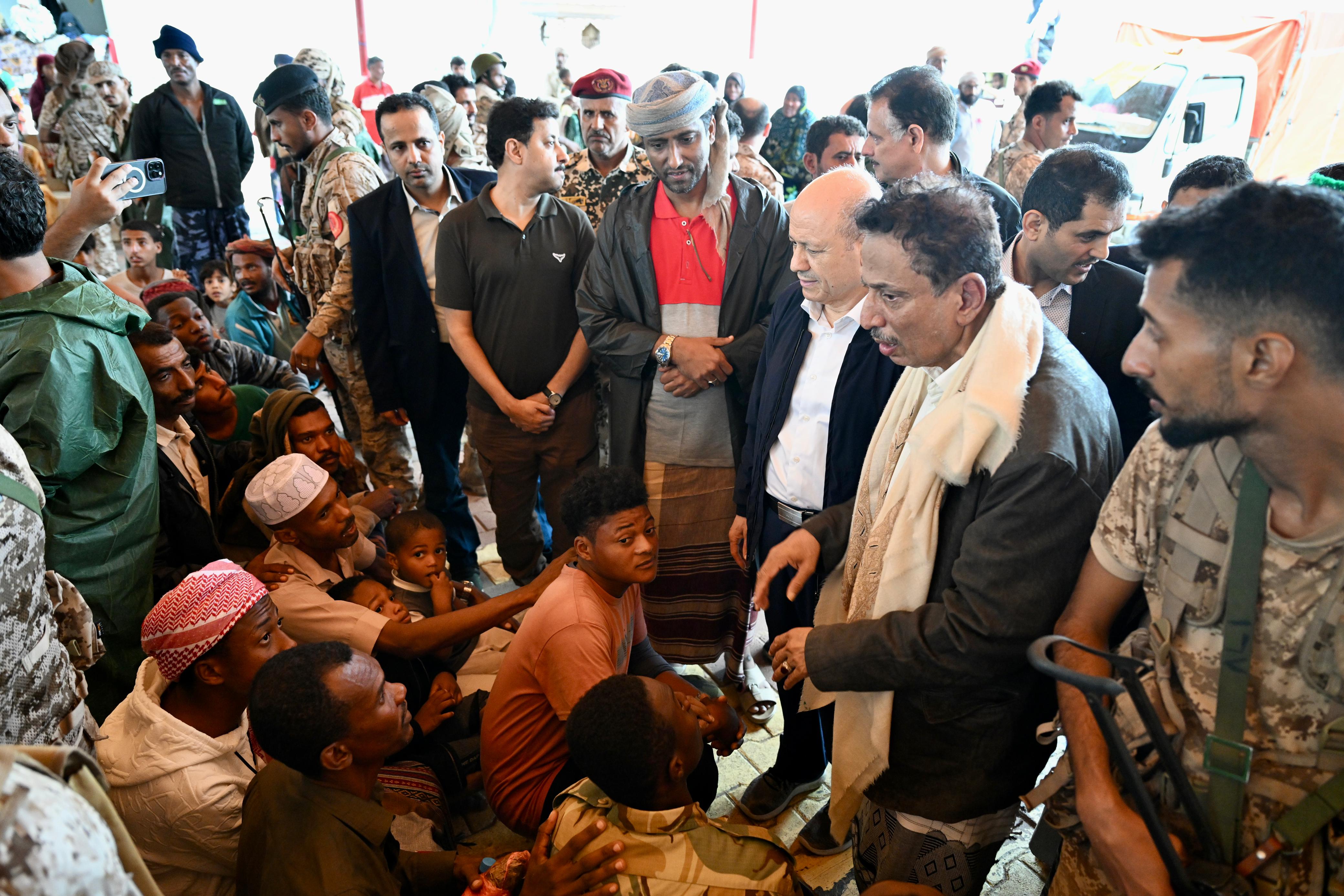 PRESIDENT AL-ALIMI VISITS AREAS HIT BY TEJ HURRICANE  24 Oct 2023 