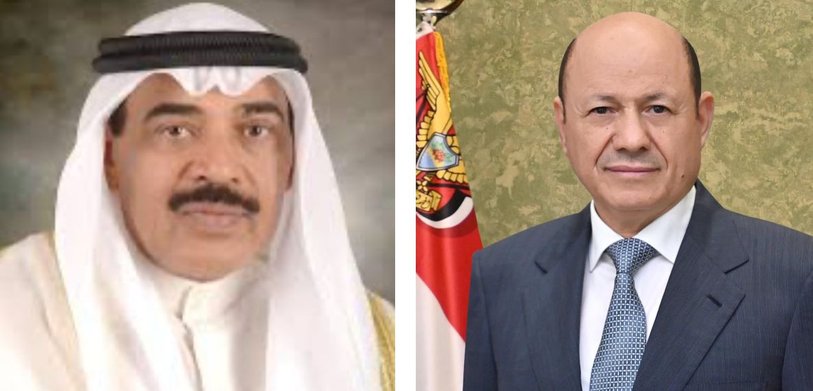 President Al-Alimi Makes a Telephone Call to the Kuwaiti Crown Prince