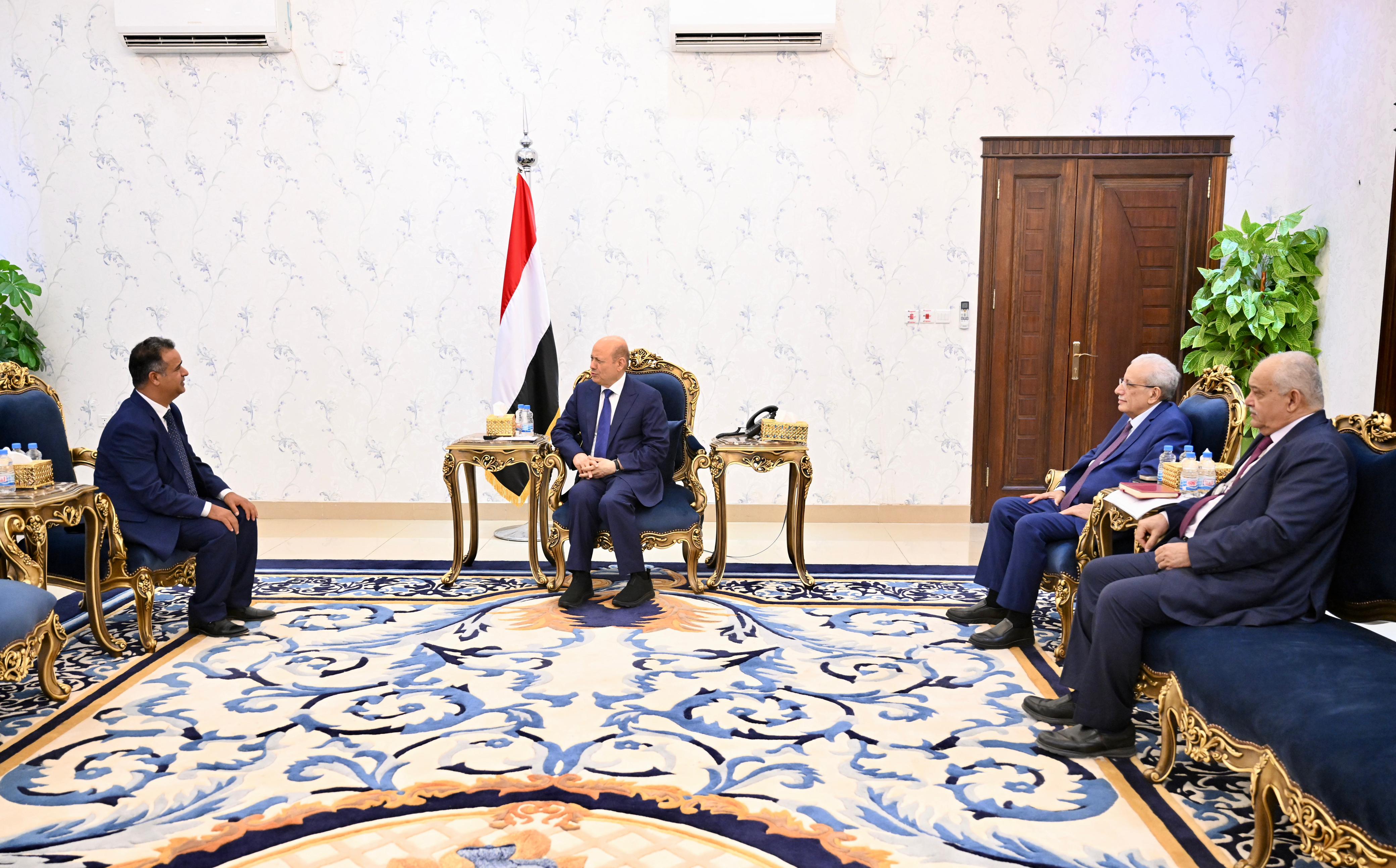 President Al-Alimi receives Libyan Ambassador