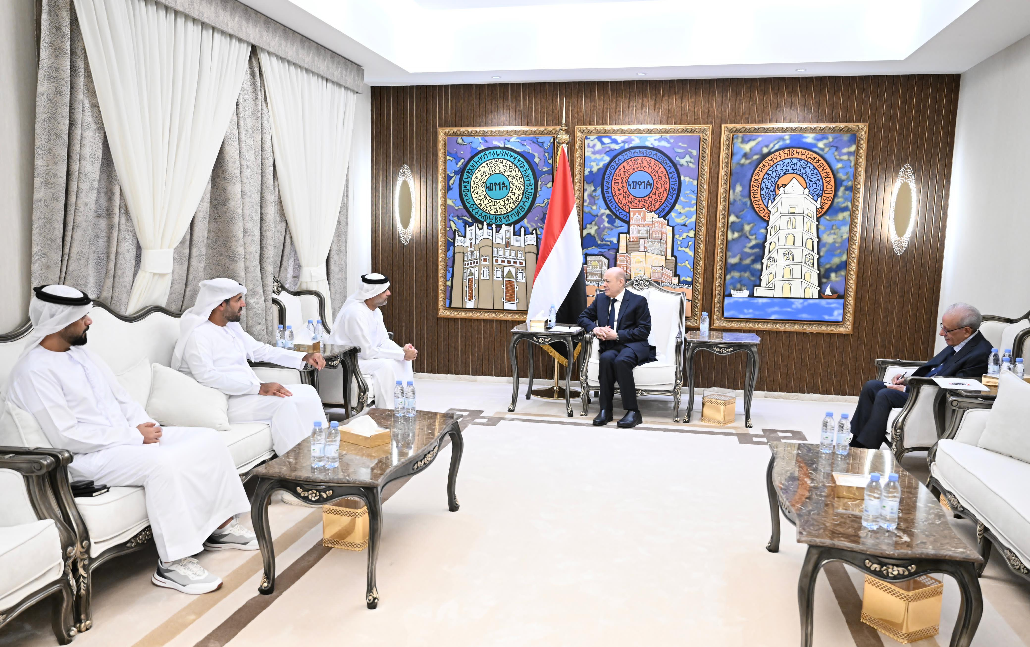 President Al-Alimi receives UAE Ambassador