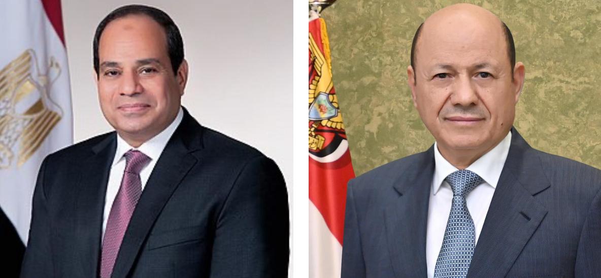 President Al-Alimi congratulates ‏Egyptian President on the occasion of Eid Al-Fitr