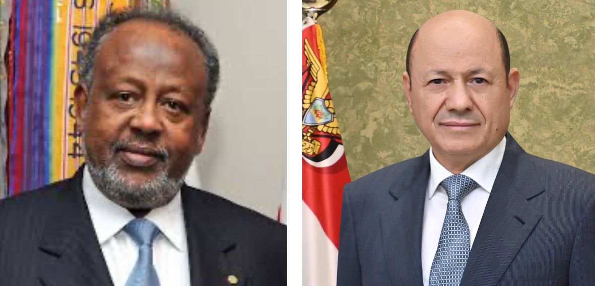 President Al-Alimi Holds Phone Call with President of Djibouti