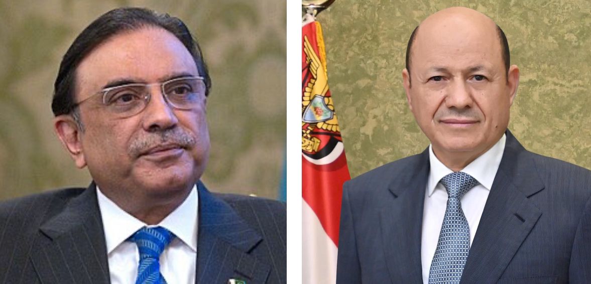 President Al-Alimi congratulates Pakistani President on Independence Day