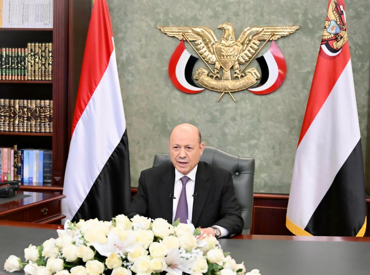 President Al-Alimi confirms in a speech to the people: proceeding with the policy of “economic decisiveness” and no tolerance with legal and financial status  of the state