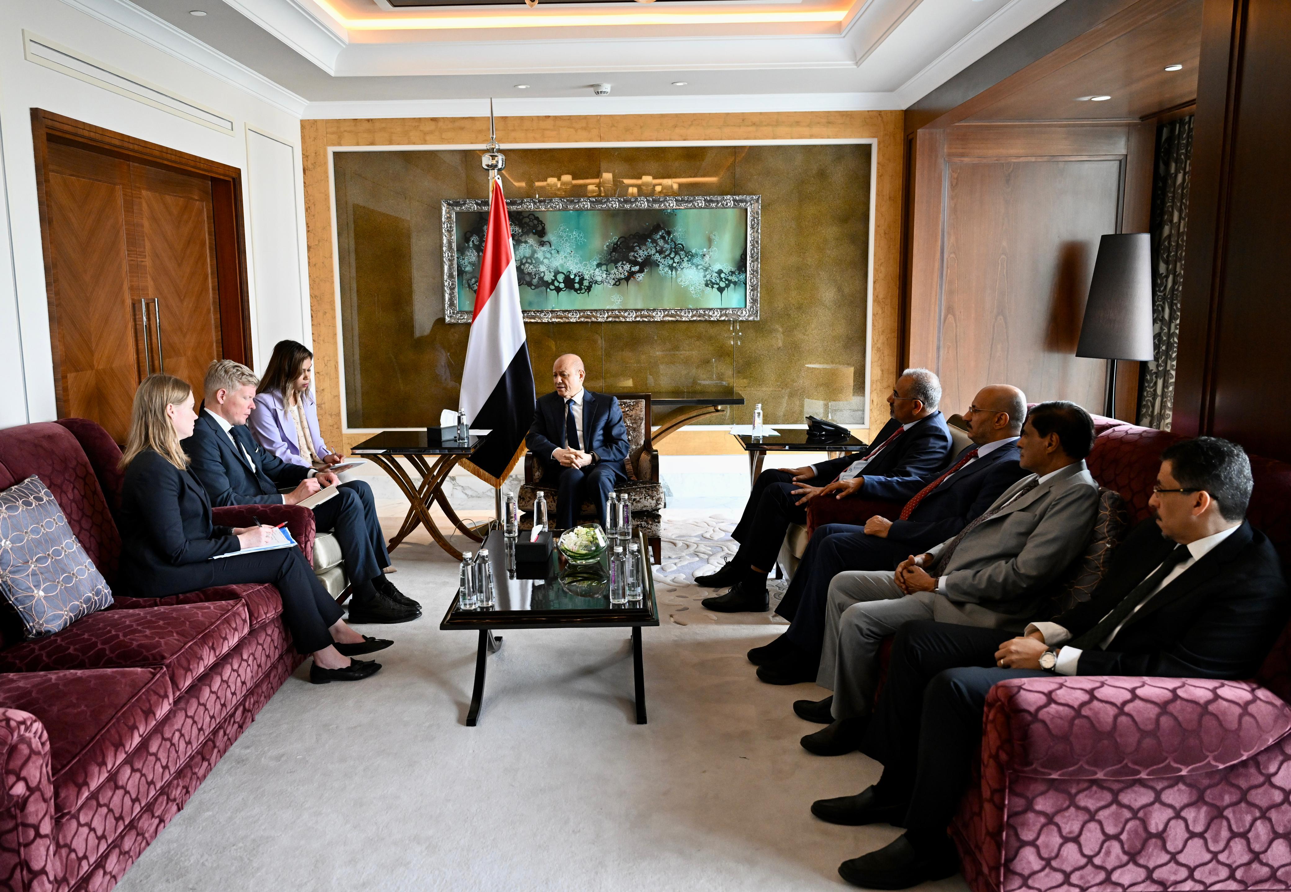 President and members of the Council receive UN's Special Envoy for Yemen