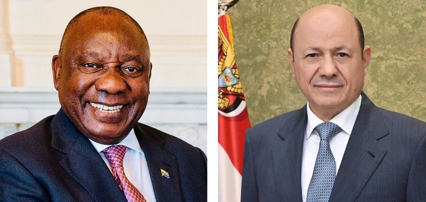 President Al-Alimi congratulates President Ramaphosa on his re-election for a second term