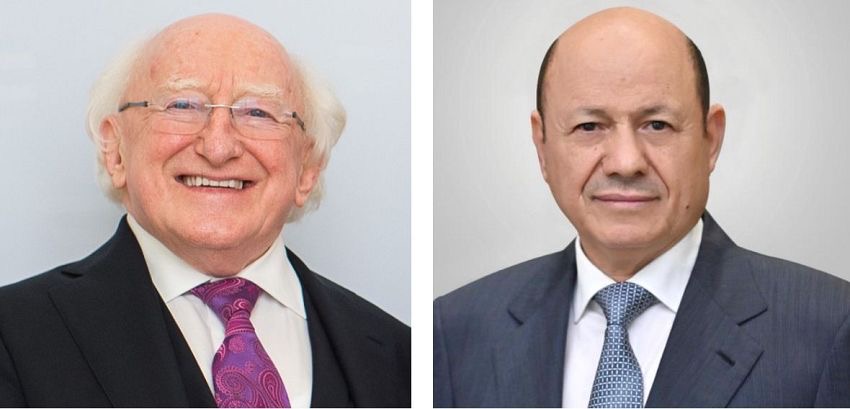 President Al- Alimi congratulates Irish President on National Day