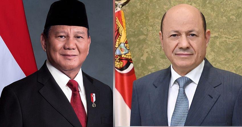 President Al-Alimi Receives cables of Congratulations from President of Indonesia on National Day