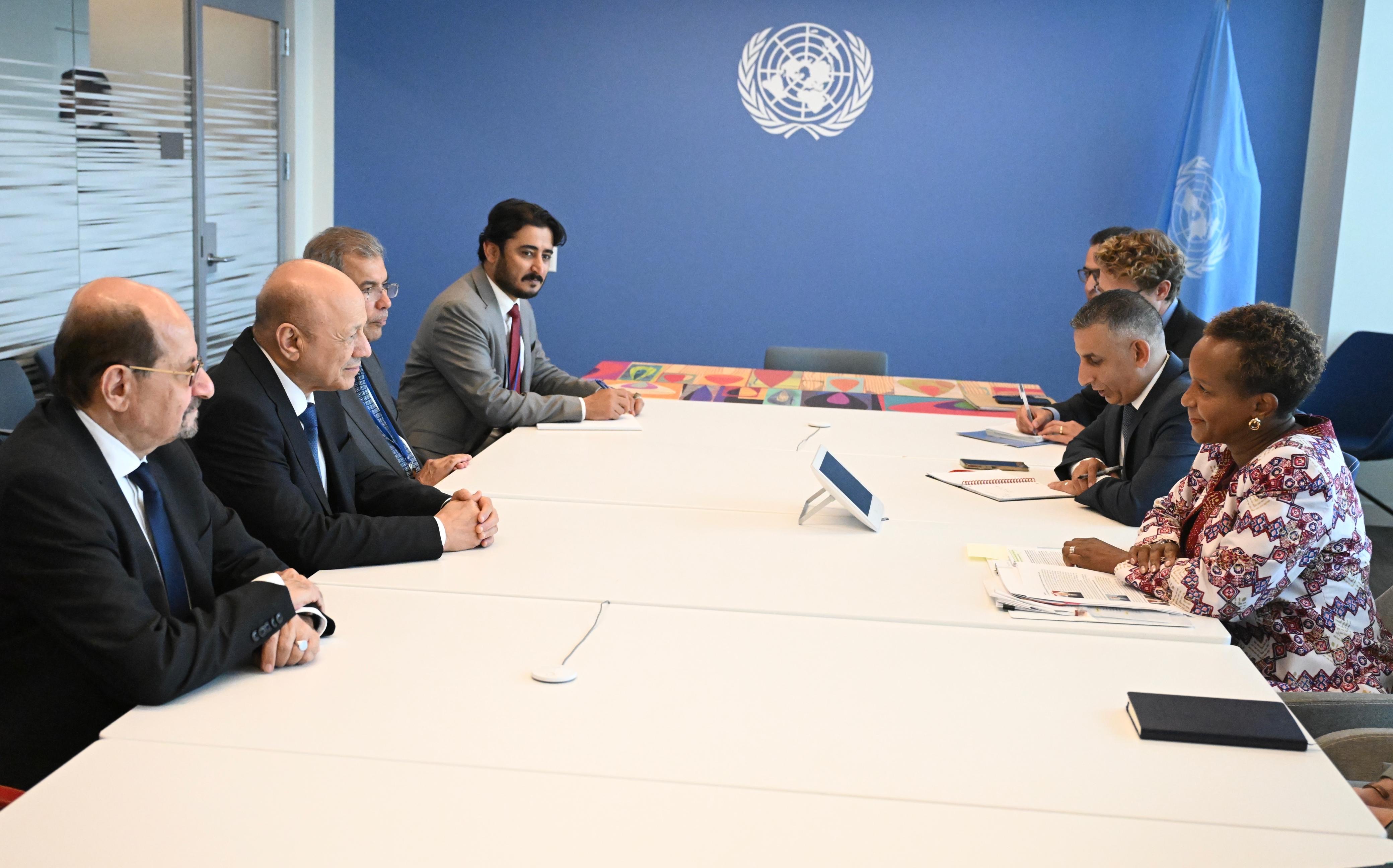 PRESIDENT AL-ALIMI MEETS WITH UN ACTING UNDER SECRETARY-GENERAL FOR HUMANITARIAN AFFAIRS