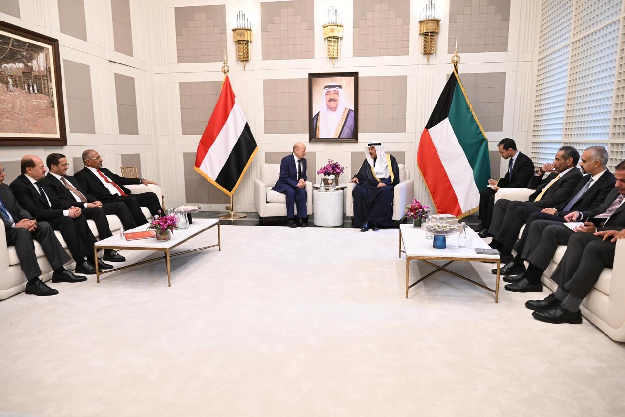 PRESIDENT AL-ALIMI PRAISES KUWAIT'S ACTIVE DEVELOPMENT AND HUMANITARIAN ROLE IN YEMEN