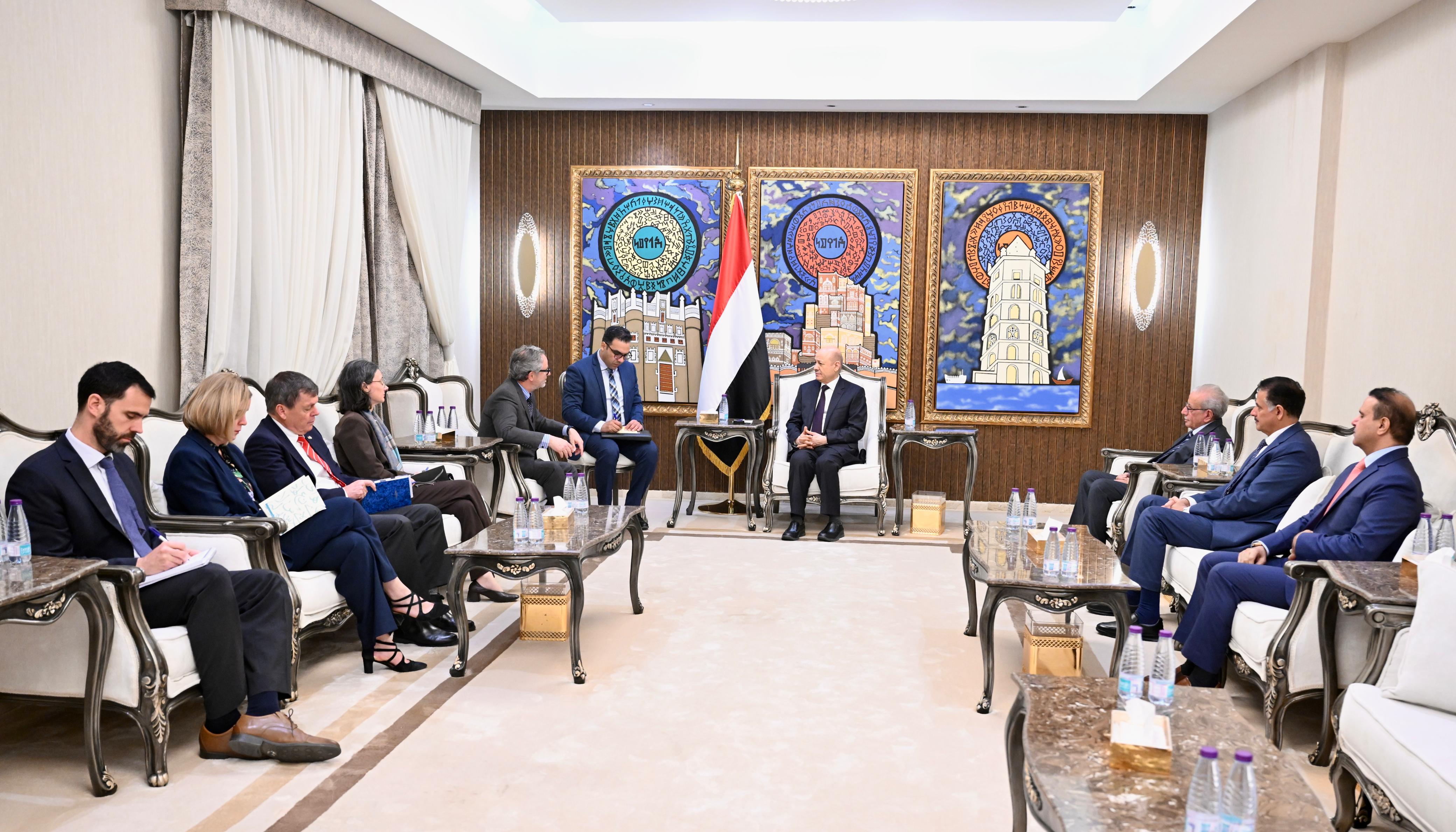 President of the Presidential Leadership Council Receives EU Ambassadors