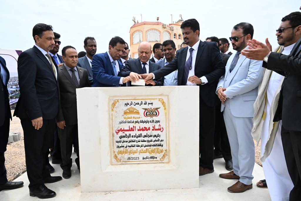 PRESIDENT AL- ALIMI INAUGURATES TOURIST, RESIDENTIAL AND ENTERTAINMENT MARINA PROJECT IN AL-MAHRA Mon ، 21 Aug 2023 (1)