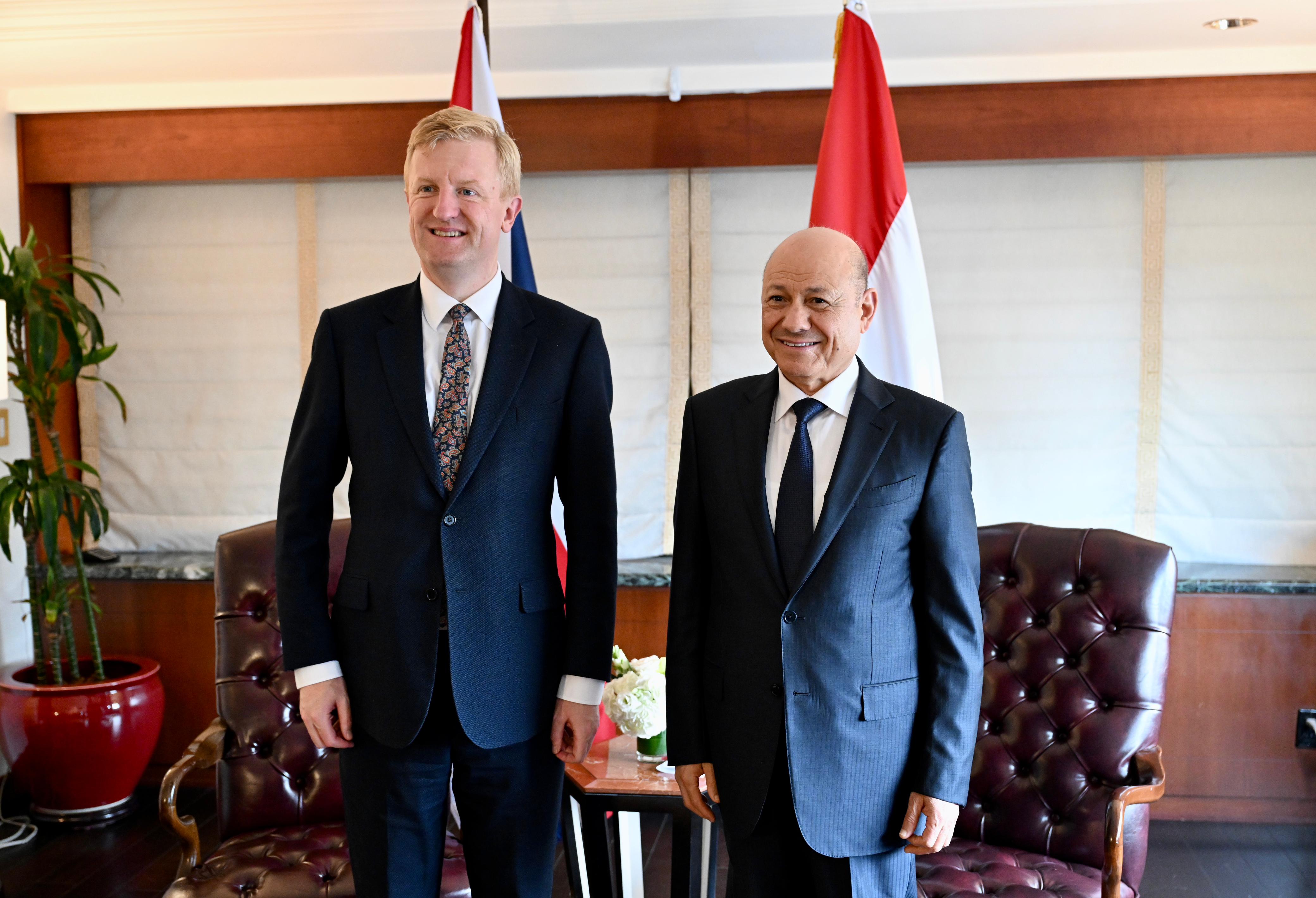 PRESIDENT AL- ALIMI RECEIVES BRITISH DEPUTY PRIME MINISTER Fri ، 22 Sep 202