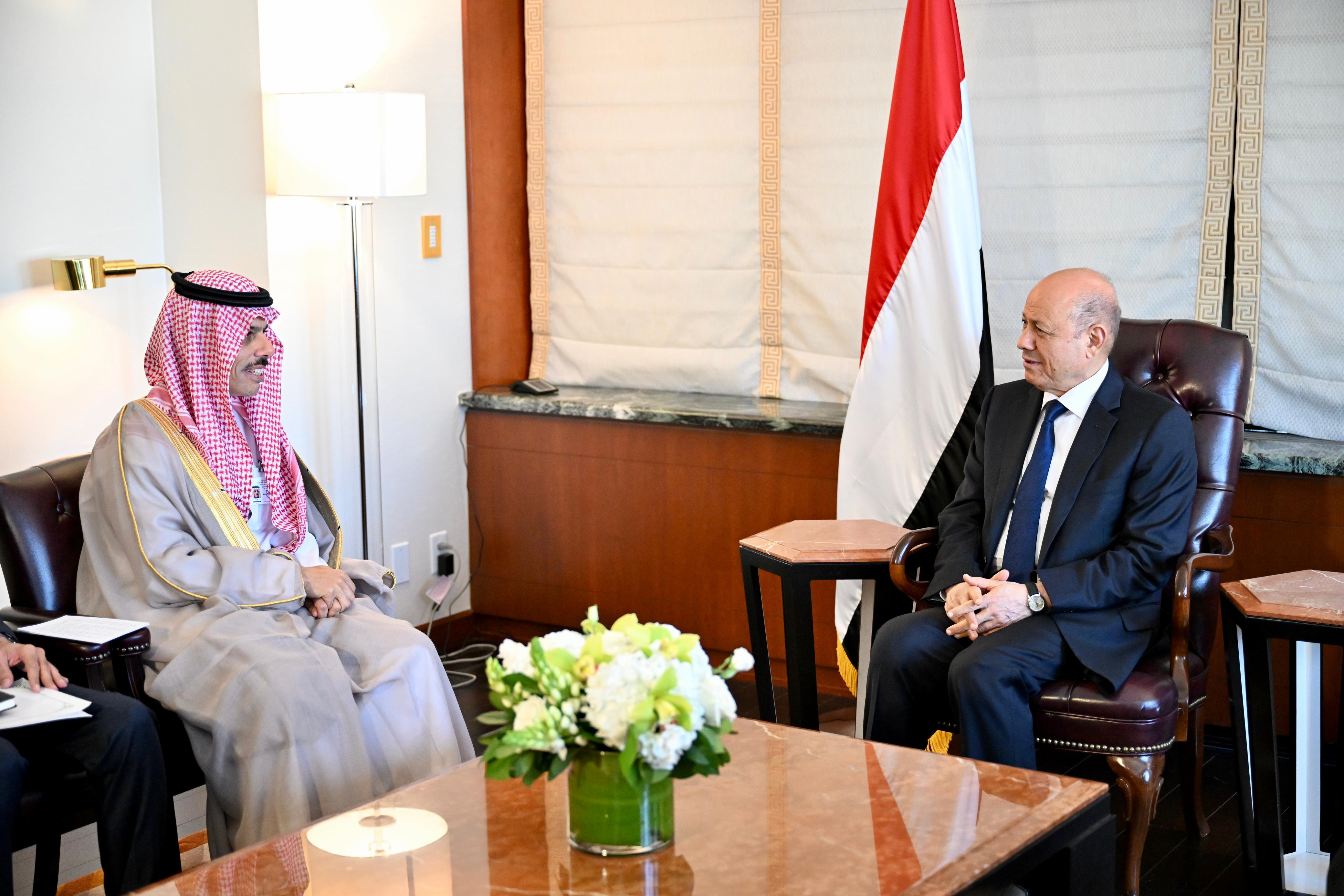 PRESIDENT AL- ALIMI RECEIVES SAUDI FOREIGN MINISTER Fri ، 22 Sep 2023