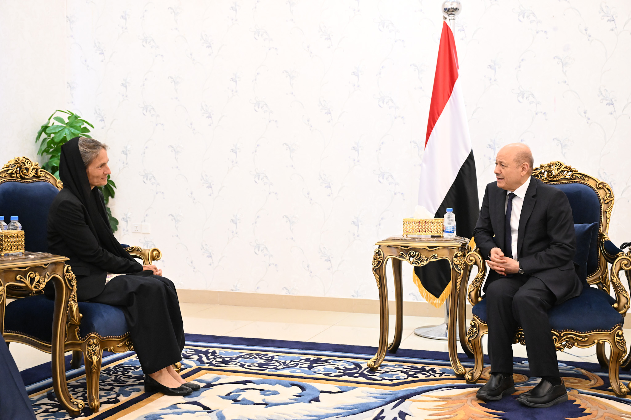 PRESIDENT AL-ALIMI RECEIVES CREDENTIALS FROM NEWLY APPOINTED AMBASSADOR  OF THE NETHERLANDS Tue ، 12 Sep 2023 