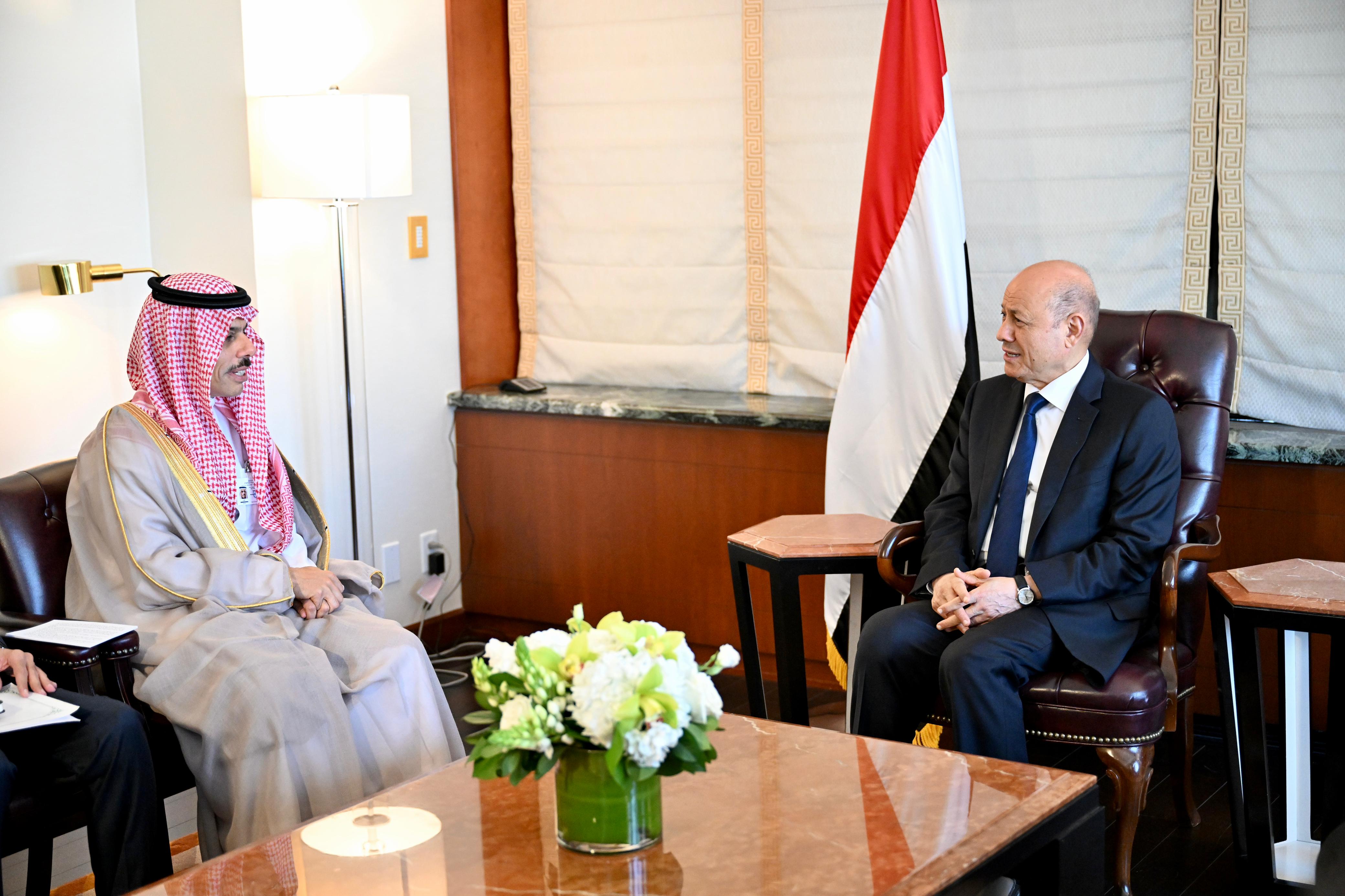 PRESIDENT AL- ALIMI RECEIVES SAUDI FOREIGN MINISTER Fri ، 22 Sep 2023