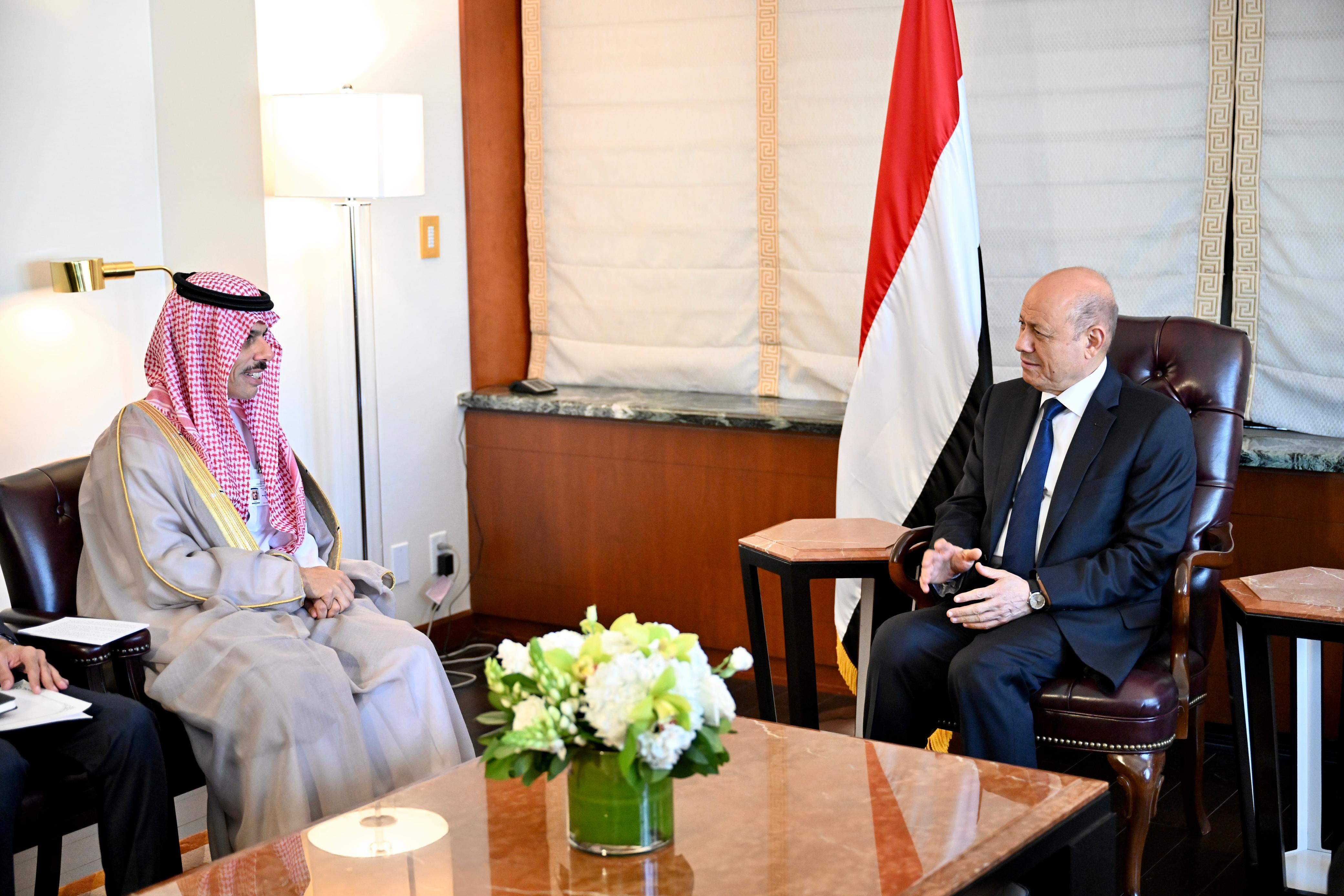 PRESIDENT AL- ALIMI RECEIVES SAUDI FOREIGN MINISTER Fri ، 22 Sep 2023