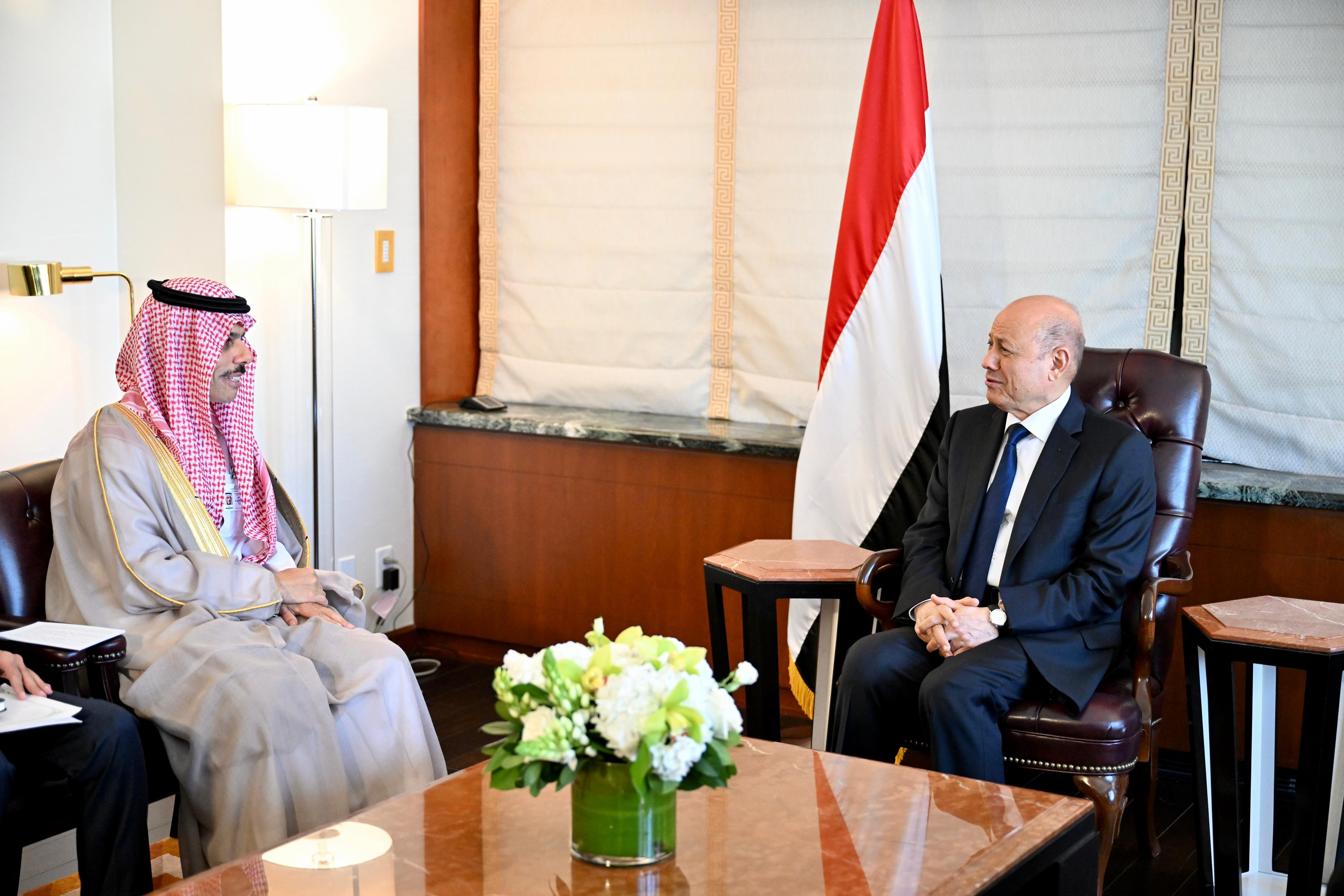 PRESIDENT AL- ALIMI RECEIVES SAUDI FOREIGN MINISTER Fri ، 22 Sep 2023