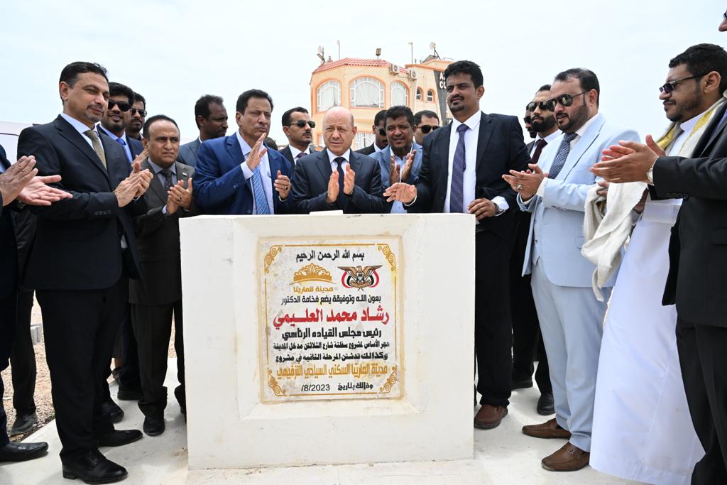 PRESIDENT AL- ALIMI INAUGURATES TOURIST, RESIDENTIAL AND ENTERTAINMENT MARINA PROJECT IN AL-MAHRA Mon ، 21 Aug 2023 (1)