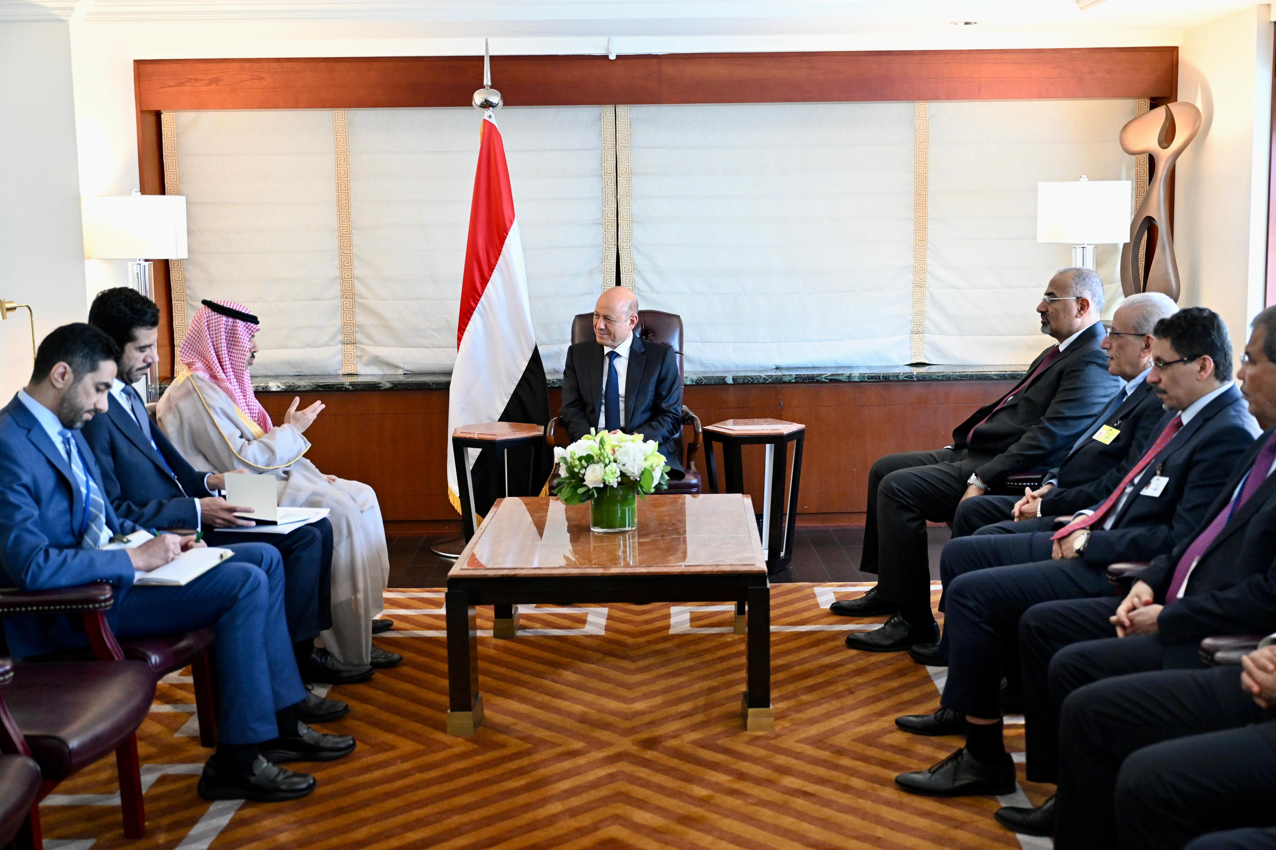 PRESIDENT AL- ALIMI RECEIVES SAUDI FOREIGN MINISTER Fri ، 22 Sep 2023