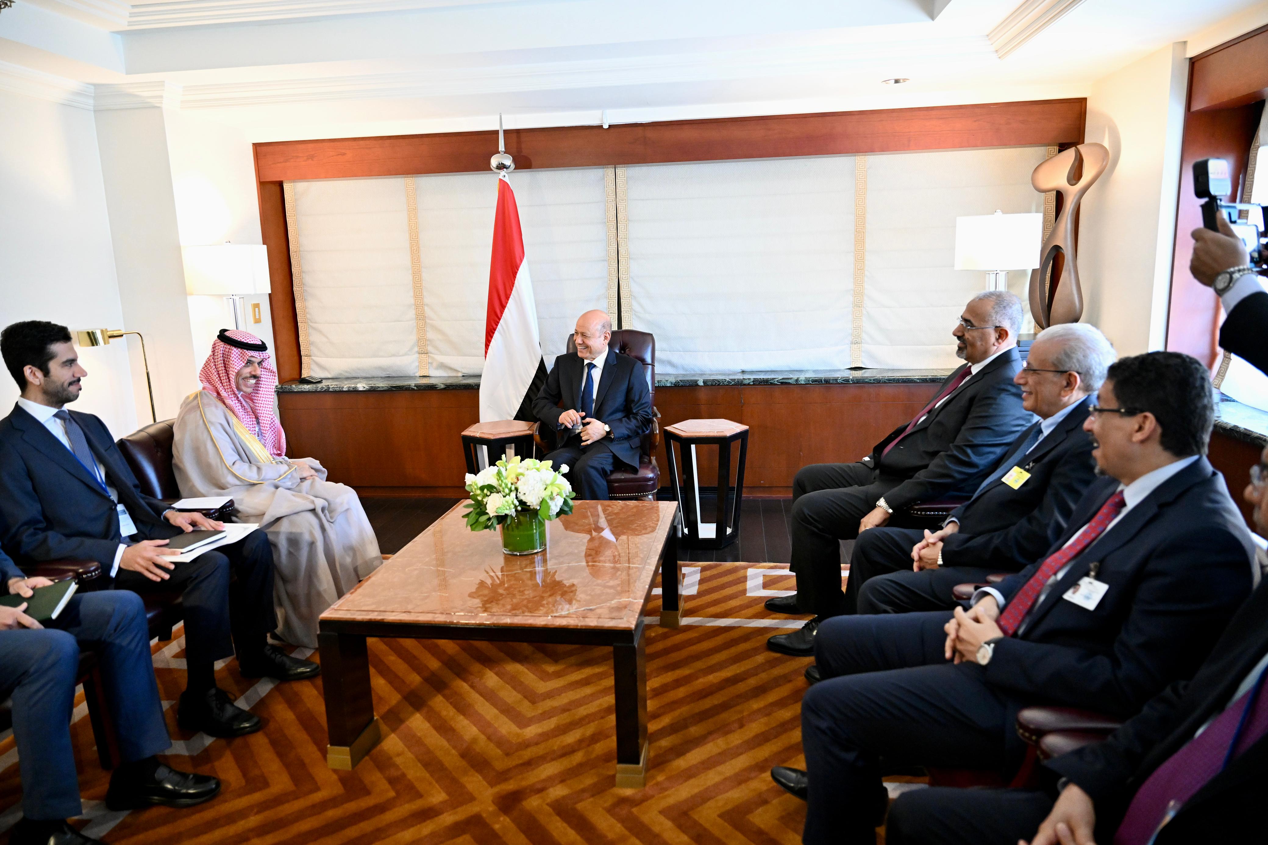 PRESIDENT AL- ALIMI RECEIVES SAUDI FOREIGN MINISTER Fri ، 22 Sep 2023