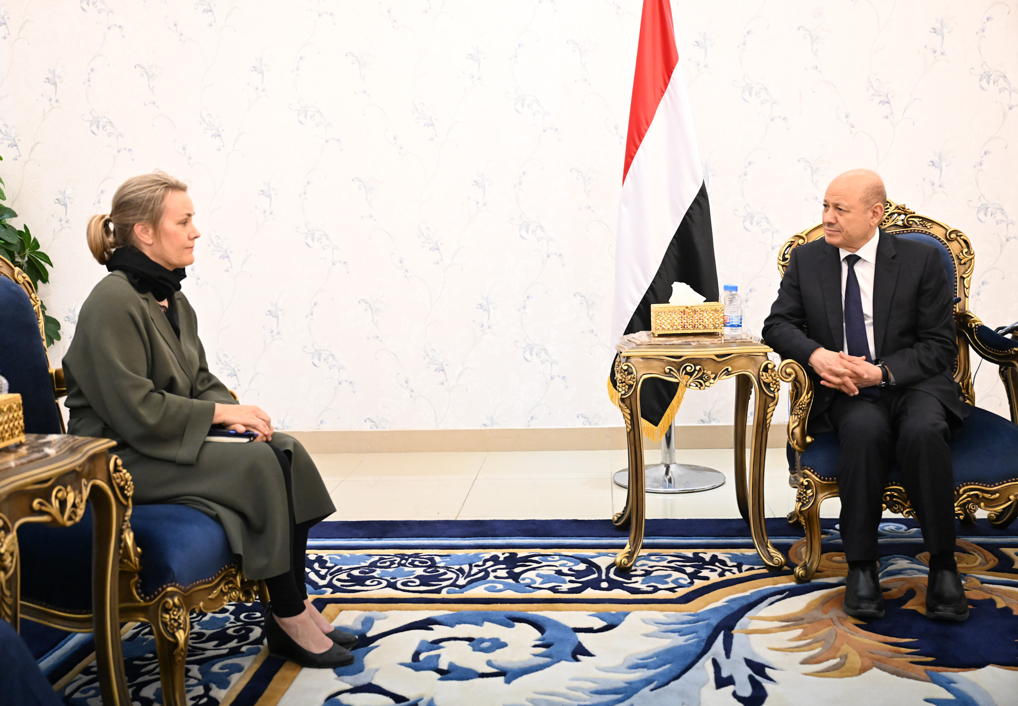 PRESIDENT AL-ALIMI RECEIVES CREDENTIALS FROM NEWLY APPOINTED AMBASSADOR OF FINLAND Tue ، 12 Sep 2023