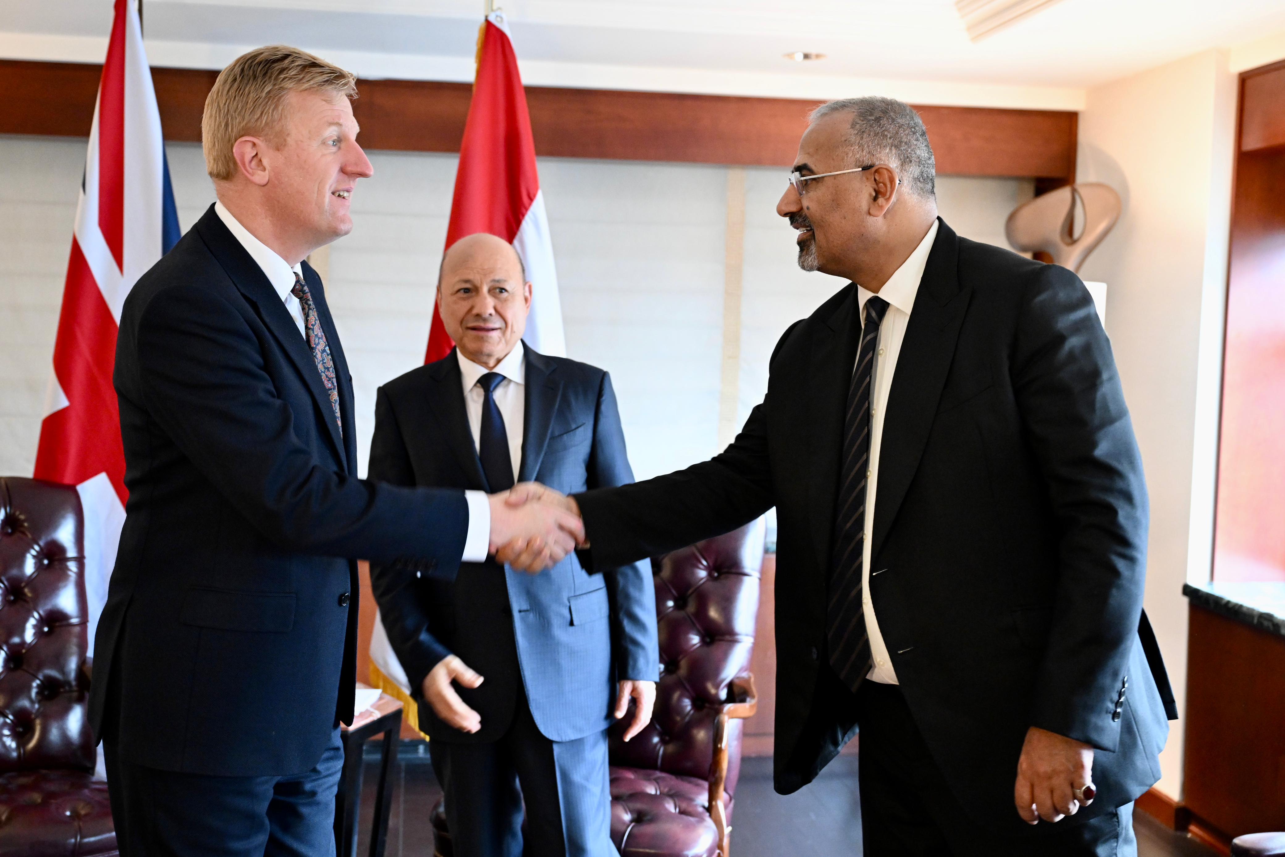 PRESIDENT AL- ALIMI RECEIVES BRITISH DEPUTY PRIME MINISTER Fri ، 22 Sep 202