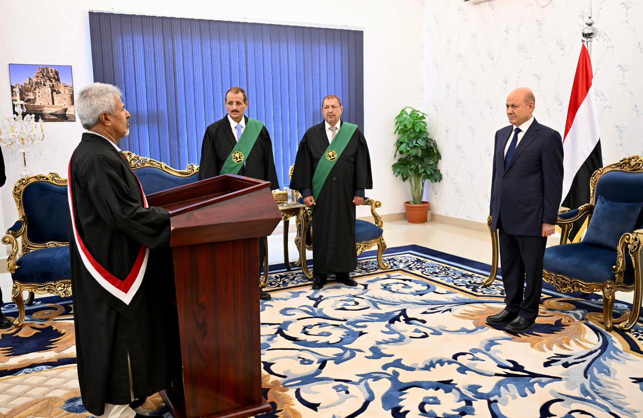 JUDGES APPOINTED TO THE SUPREME COURT TOOK THE LEGAL OATH BEFORE THE PRESIDENT OF THE PRESIDENTIAL LEADERSHIP COUNCIL Sat ، 09 Sep 2023