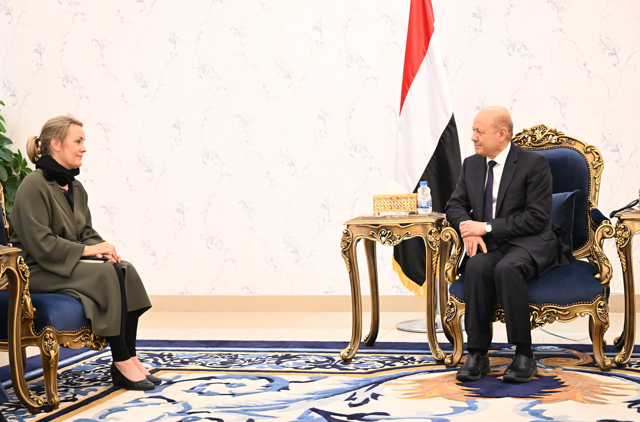 PRESIDENT AL-ALIMI RECEIVES CREDENTIALS FROM NEWLY APPOINTED AMBASSADOR OF FINLAND Tue ، 12 Sep 2023