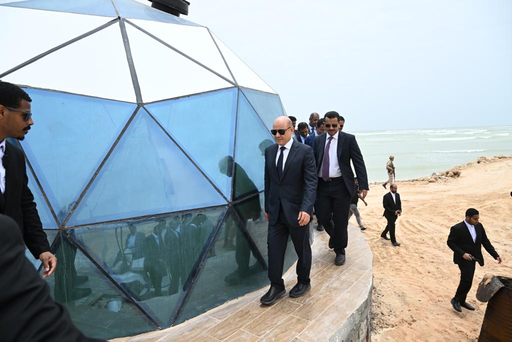 PRESIDENT AL- ALIMI INAUGURATES TOURIST, RESIDENTIAL AND ENTERTAINMENT MARINA PROJECT IN AL-MAHRA Mon ، 21 Aug 2023 (2)