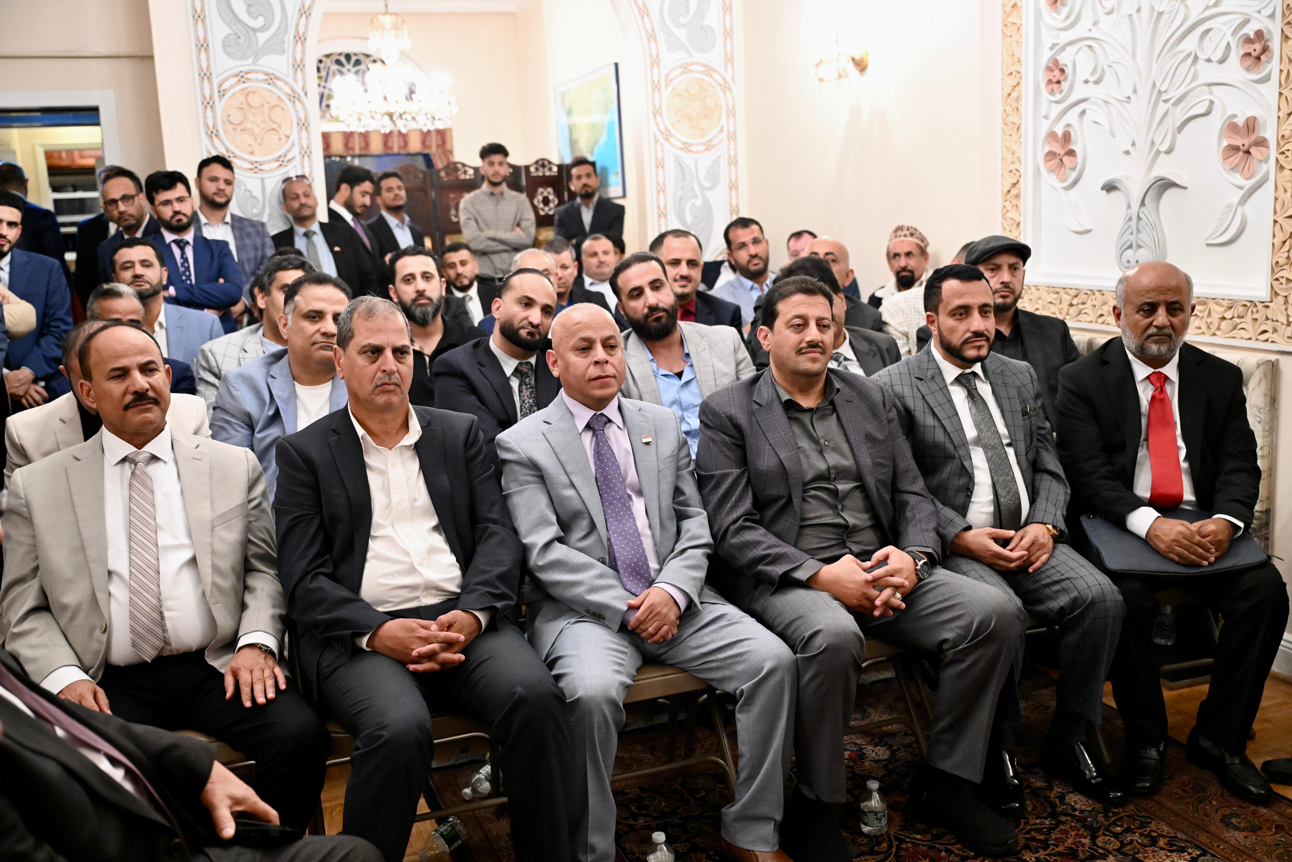 HIS EXCELLENCY PRESIDEENT AL-ALIMI MEETS WITH MEMEBERS OF THE YEMENI COMMUNITY IN UNITED STATES ،SEPTEMBER 23, 2023