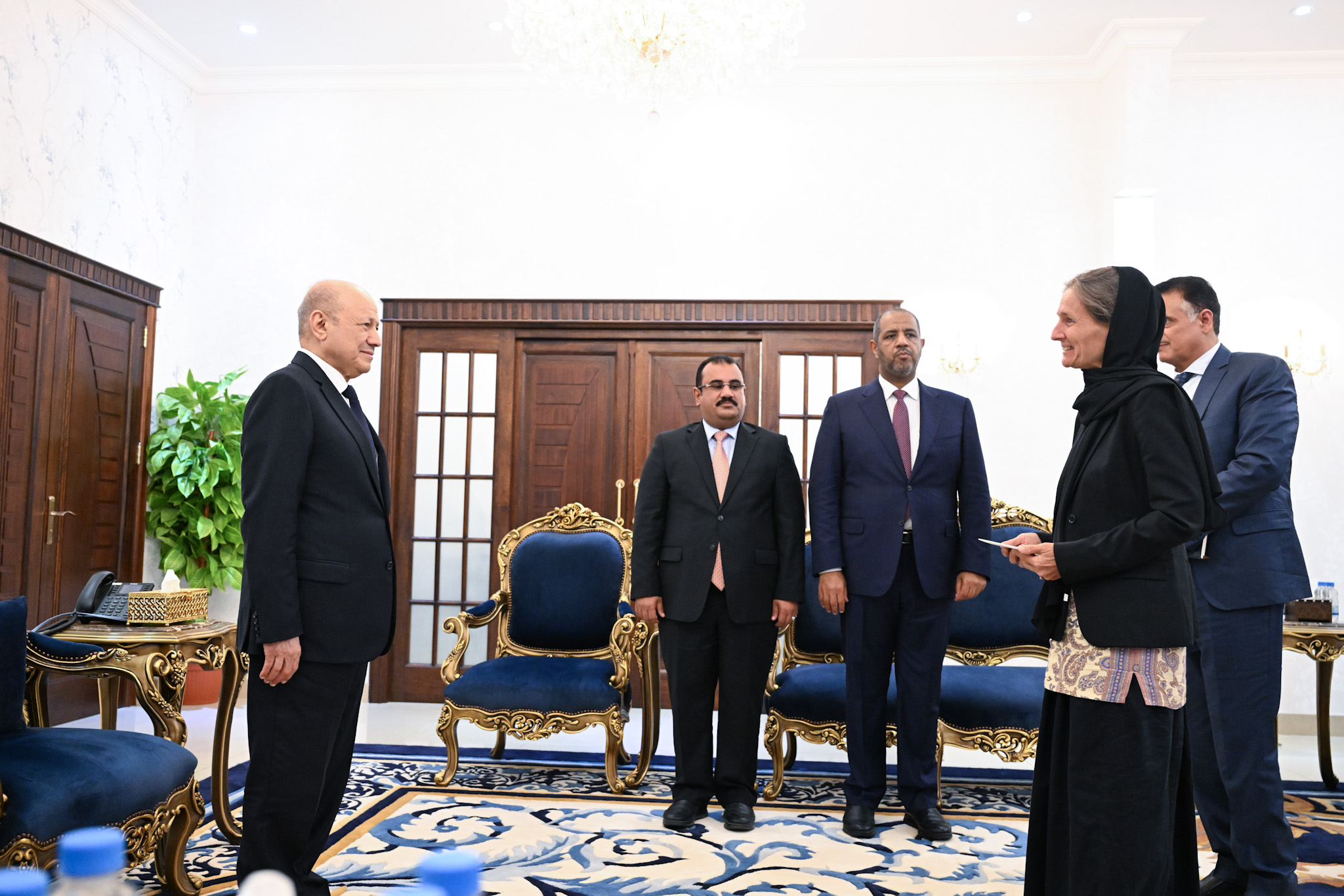 PRESIDENT AL-ALIMI RECEIVES CREDENTIALS FROM NEWLY APPOINTED AMBASSADOR  OF THE NETHERLANDS Tue ، 12 Sep 2023 