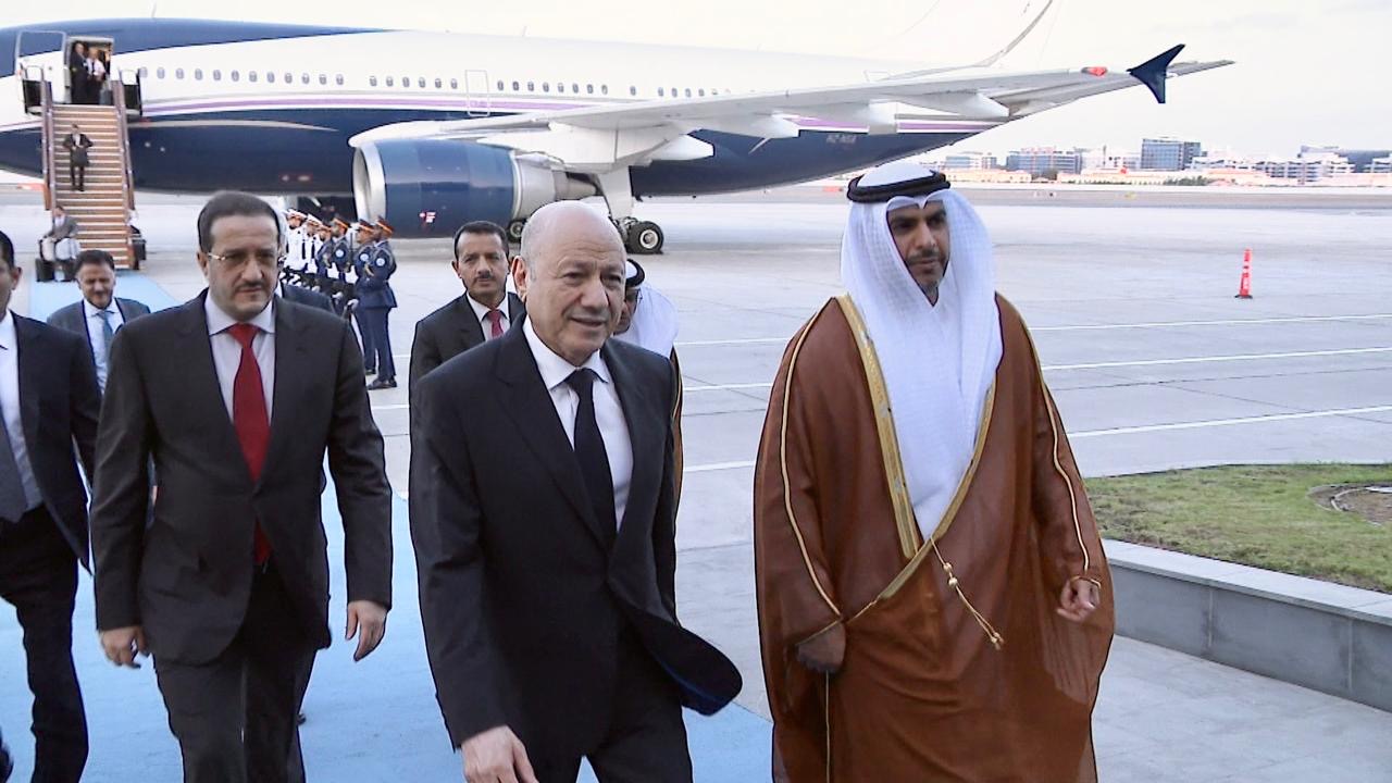 PRESIDENT OF THE LEADERSHIP COUNCIL ARRIVES IN ABU DHABI ON AN OFFICIAL VISIT TO THE UAE