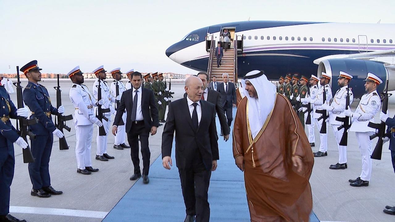 PRESIDENT OF THE LEADERSHIP COUNCIL ARRIVES IN ABU DHABI ON AN OFFICIAL VISIT TO THE UAE