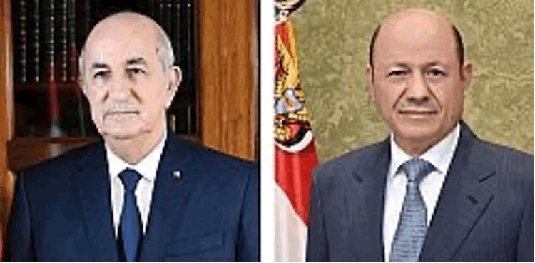 President Al-Alimi Offers Condolences on Passing of Former President of Algeria