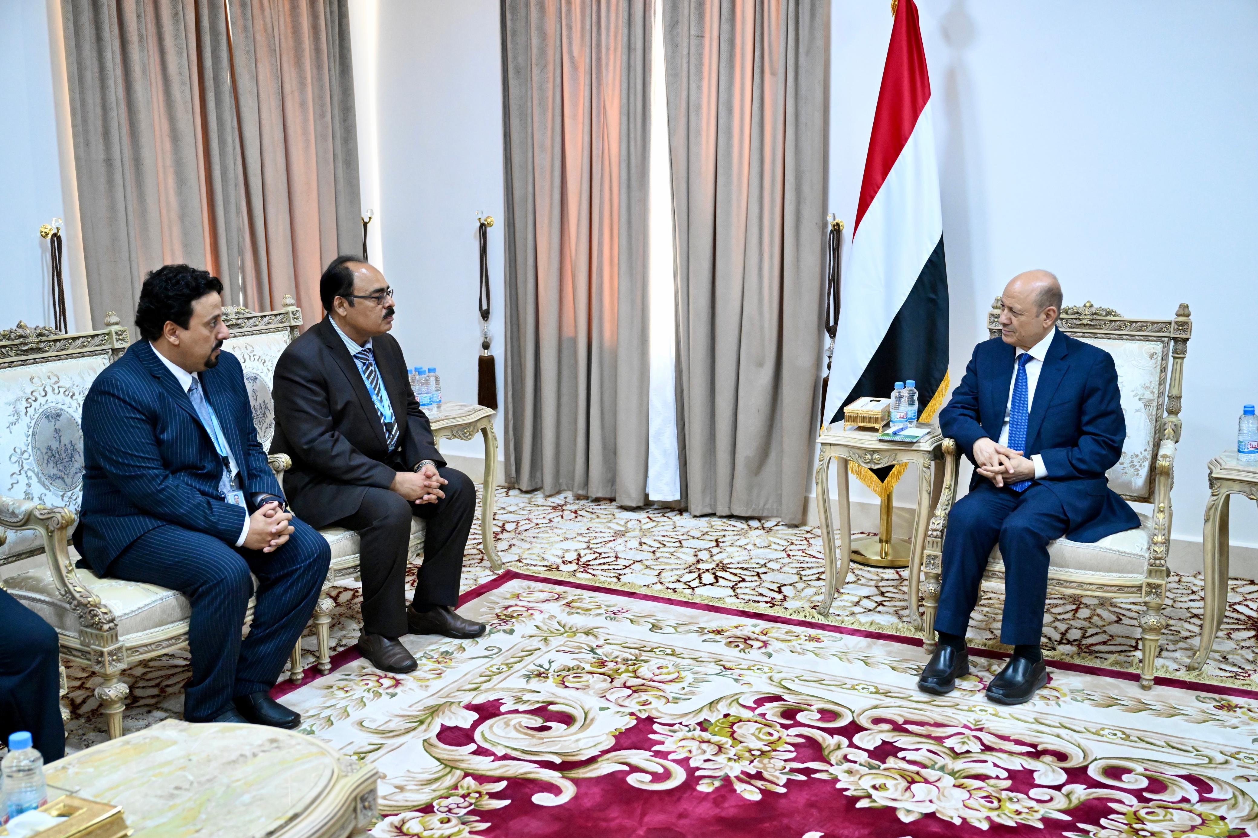 PRESIDENT AL-ALIMI MEETS WITH UNOPS’S DELEGATION