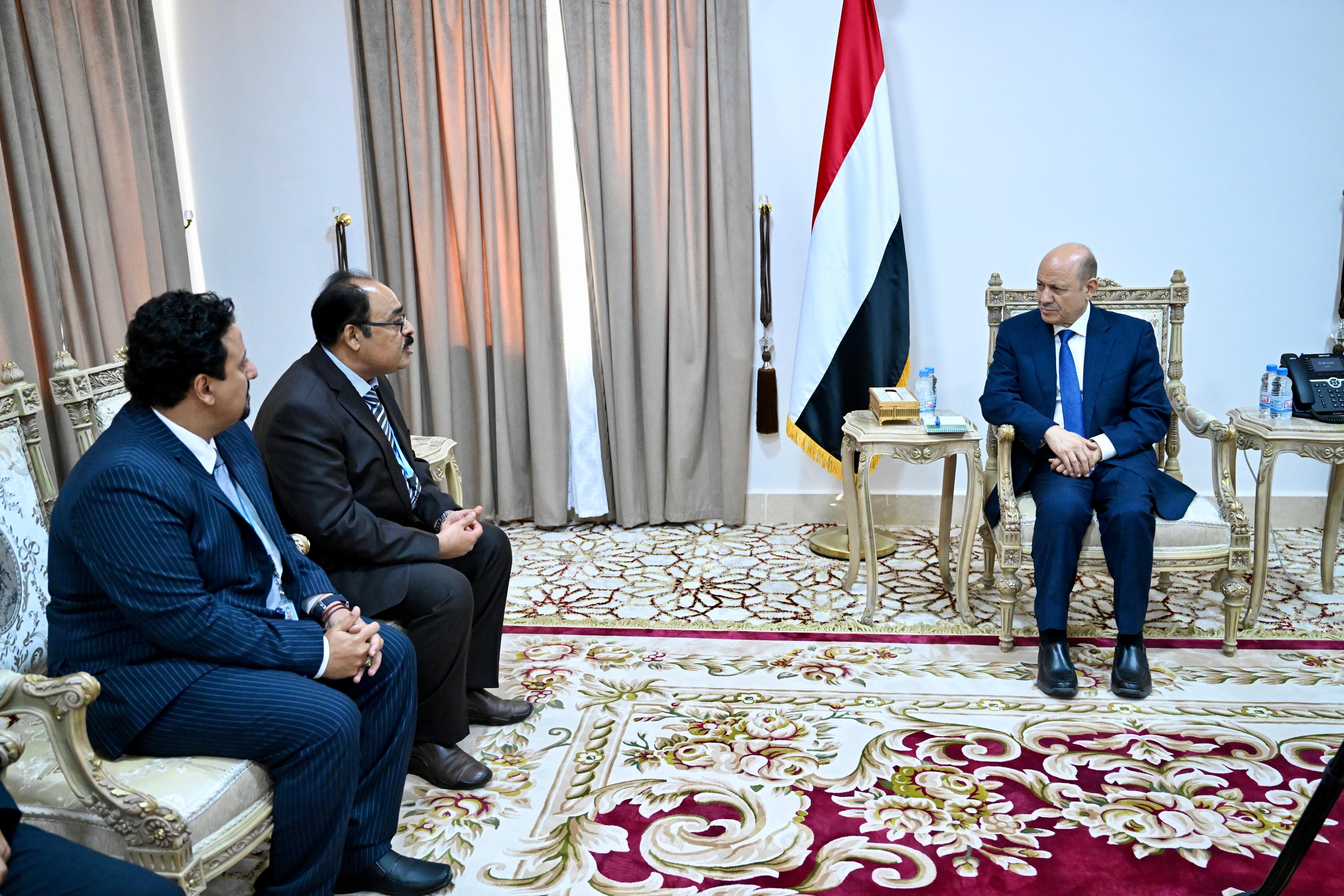 PRESIDENT AL-ALIMI MEETS WITH UNOPS’S DELEGATION