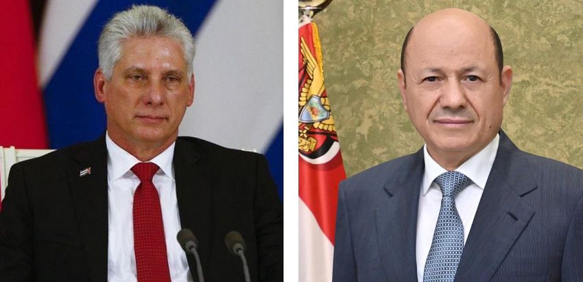 رئيس مجلس القيادة يهنئ باليوم الوطني الكوبي 