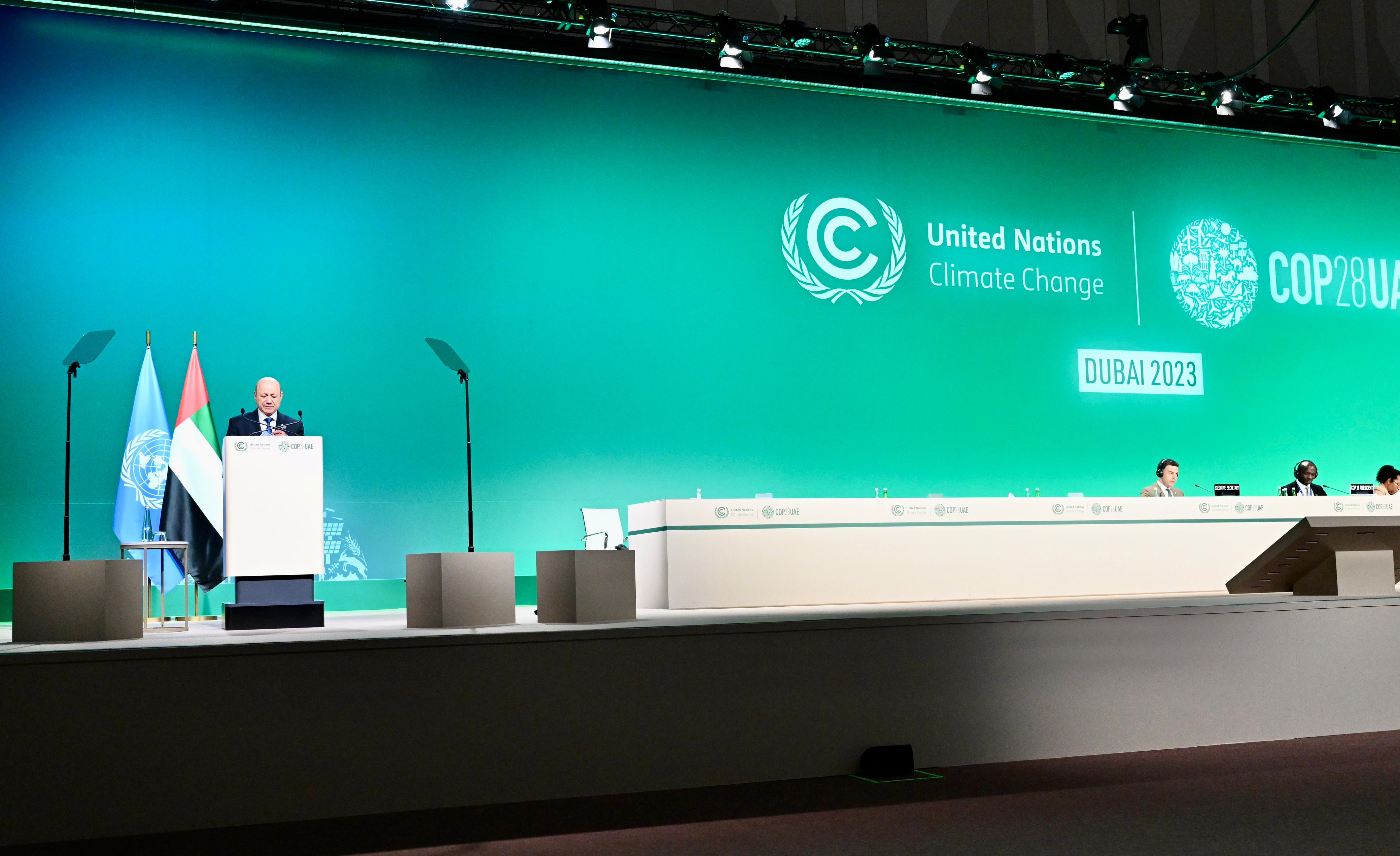 كلمة فخامة الرئيس في قمة المناخ COP28  بدبي  1 ديسمبر 2023