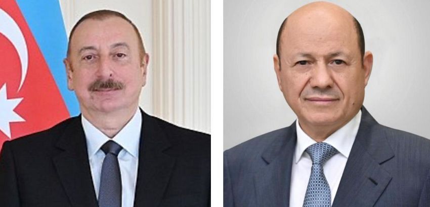 رئيس مجلس القيادة يهنئ رئيس اذربيجان بإعادة انتخابه لولاية جديدة