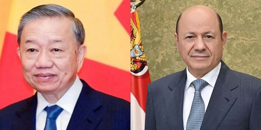 ‎رئيس مجلس القيادة يهنئ الرئيس تو لام بمناسبة انتخابه رئيساً لفيتنام 