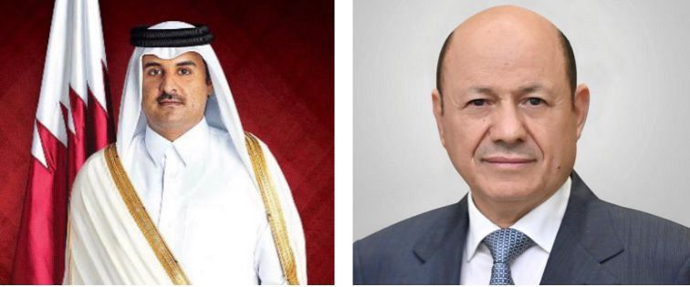 رئيس مجلس القيادة يهنئ أمير قطر بمناسبة حلول شهر رمضان المبارك
