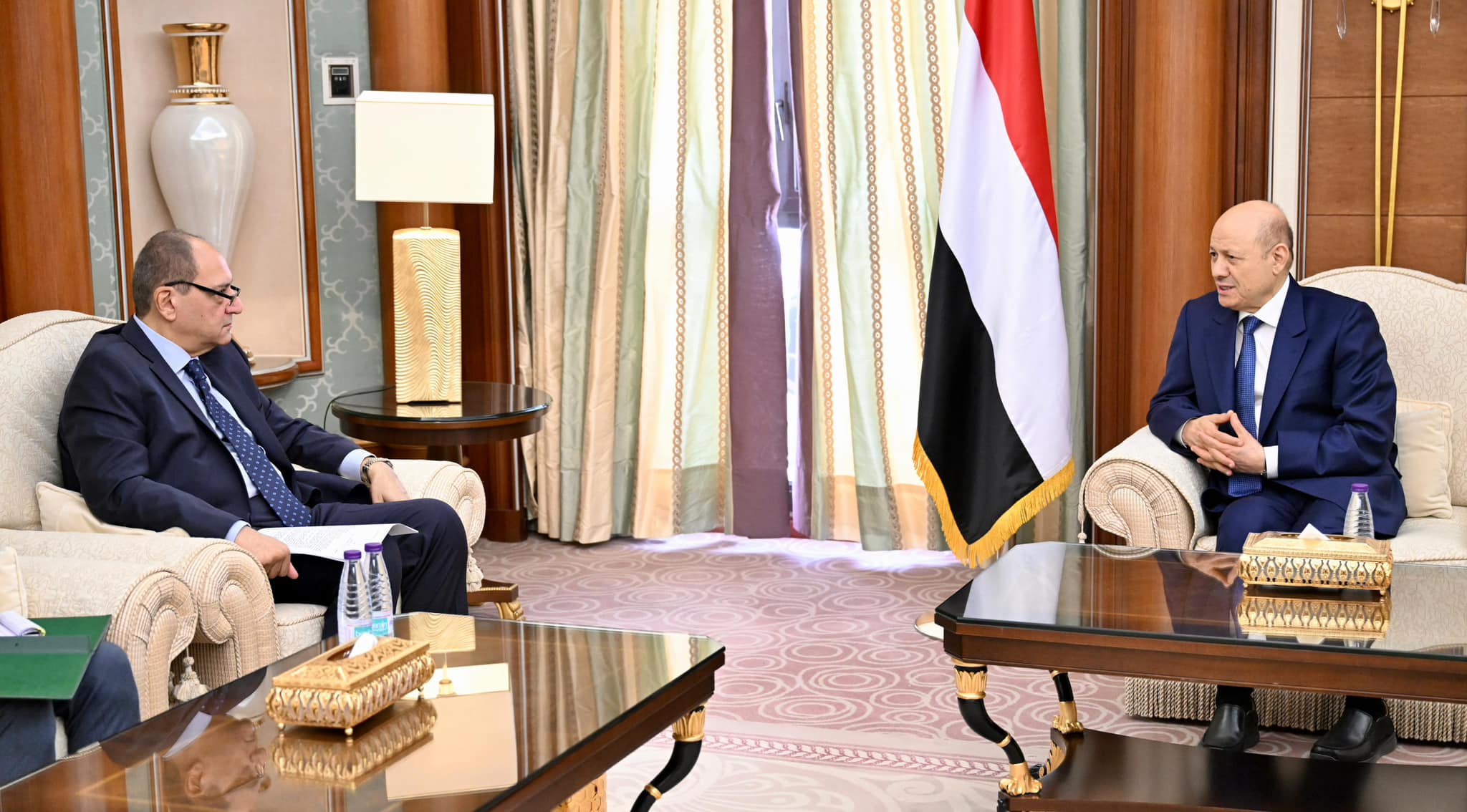 لقاء فخامة الرئيس مع السفير المصري 28 اغسطس 2023