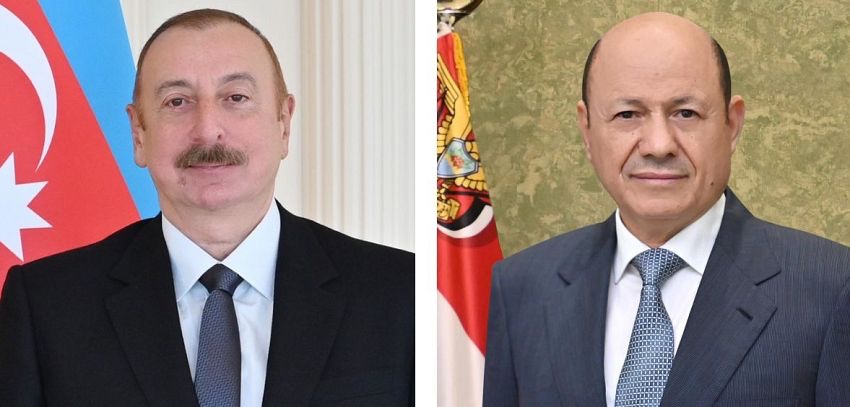 رئيس مجلس القيادة يهنئ باليوم الوطني لأذربيجان