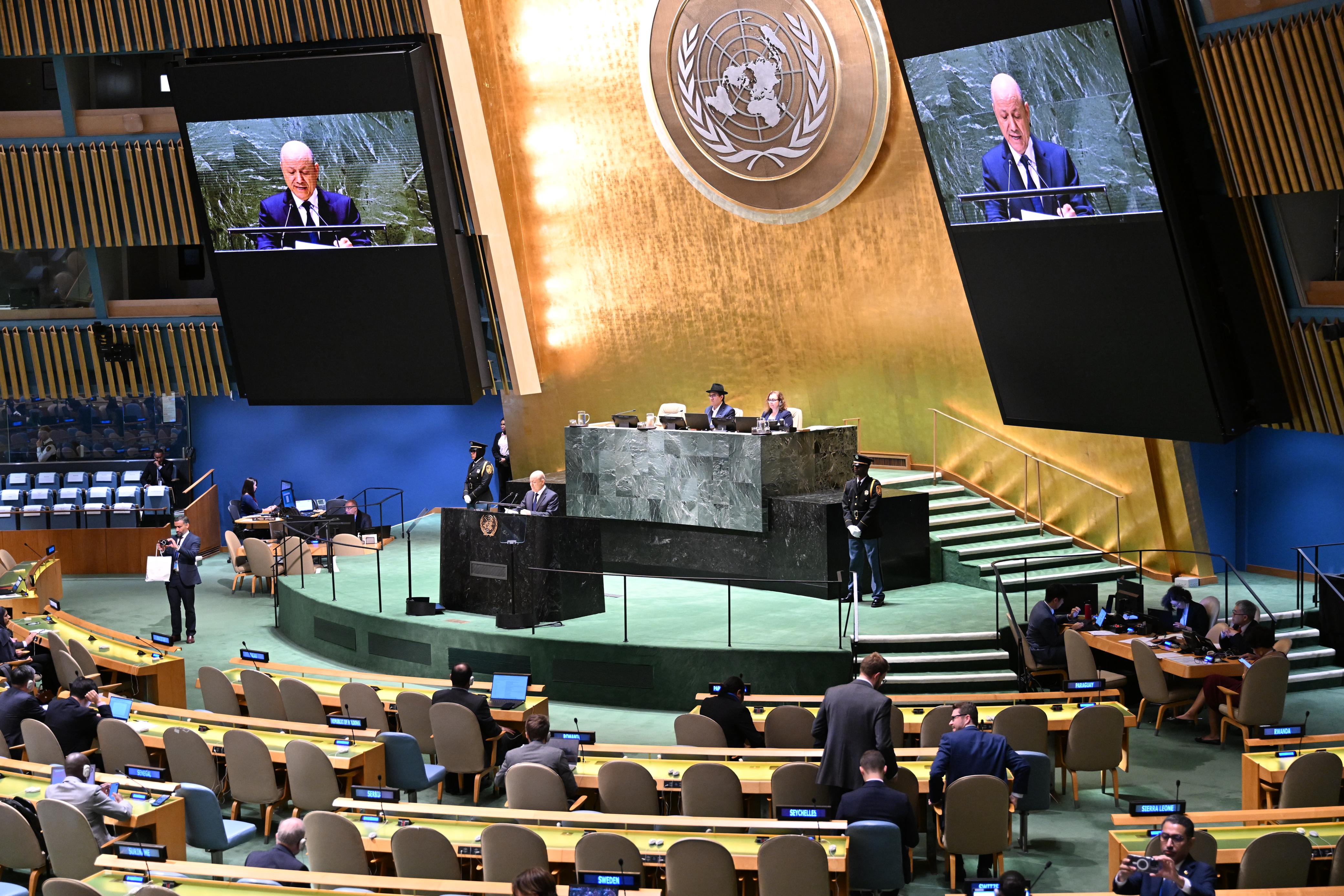 كلمة فخامة الرئيس أمام الدورة ال 78 للجمعية العامة للأمم  المتحدة 21 سبتمبر 2023