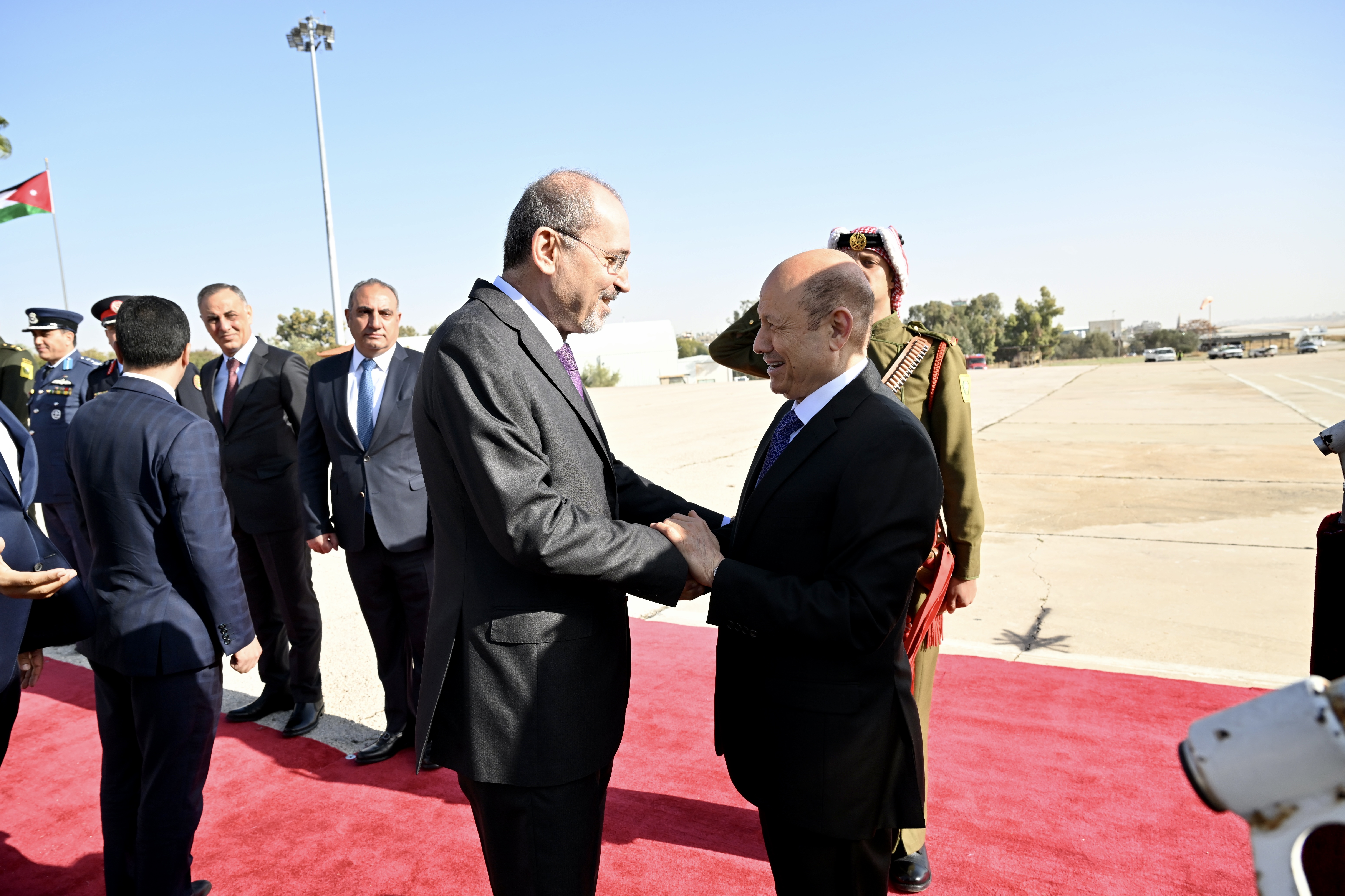 زيارة رئيس مجلس القيادة إلى الأردن ولقائه بالملك عبدالله الثاني 28 نوفمبر 2022
